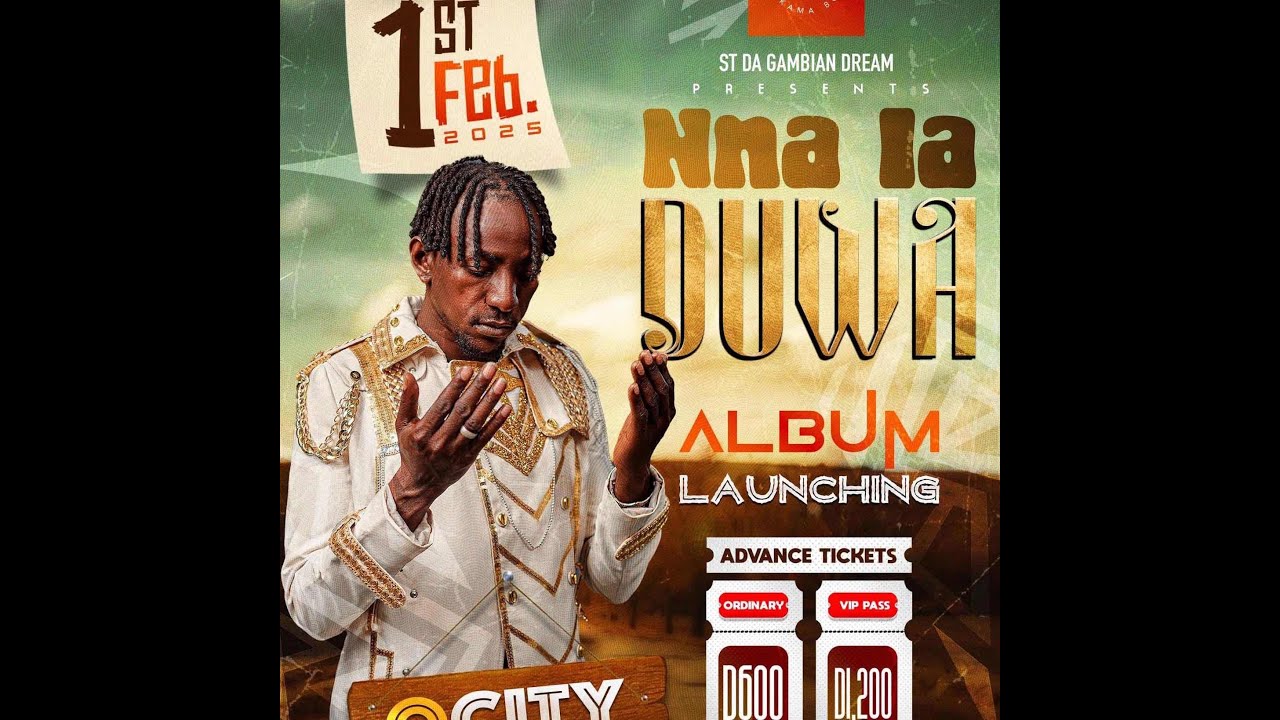 ST Brikama Boyo NAA LAA DUWAA Album lunching livestream @ Qcity