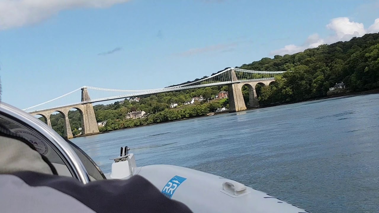 Rib Ride, Menai Bridge - Menai Suspension Bridge & Swellies 29.08.18