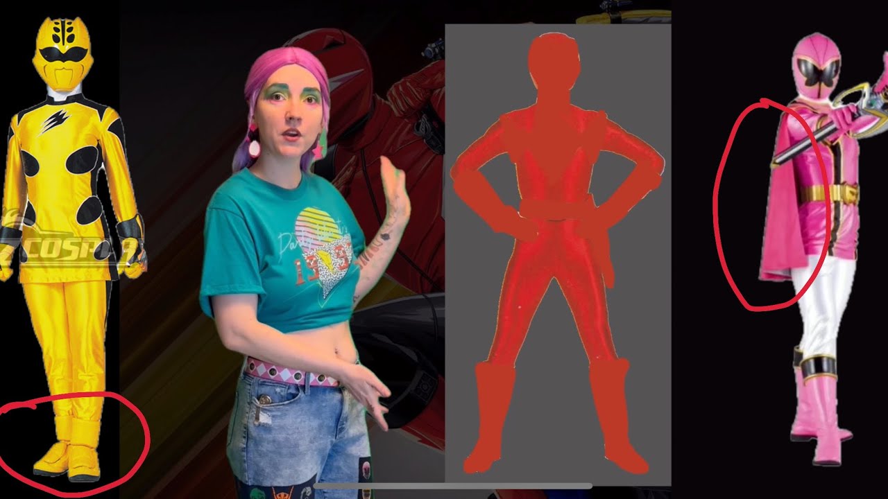Unique Power Rangers Suit Designs