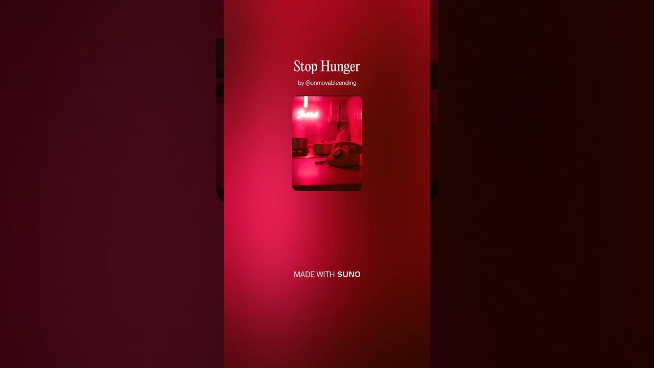 Stop Hunger 7 - Instrumental #AI​ #Song​ by #Suno​ #music​ #newmusic​