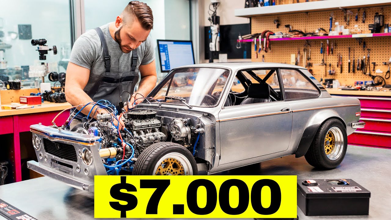 This Man builds INCREDIBLE $7000 RC AUDI With Real Engine | Step by Step @CHUANQIENGINE