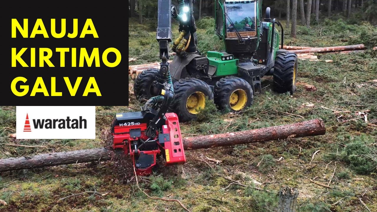 Naujos kirtimo galvos WARATAH H425 pristatymas