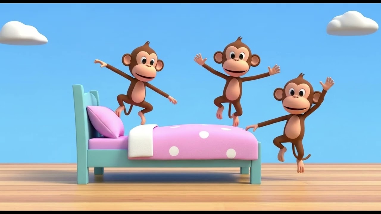 Five Little Monkeys Jumping on the Bed   Copy 5