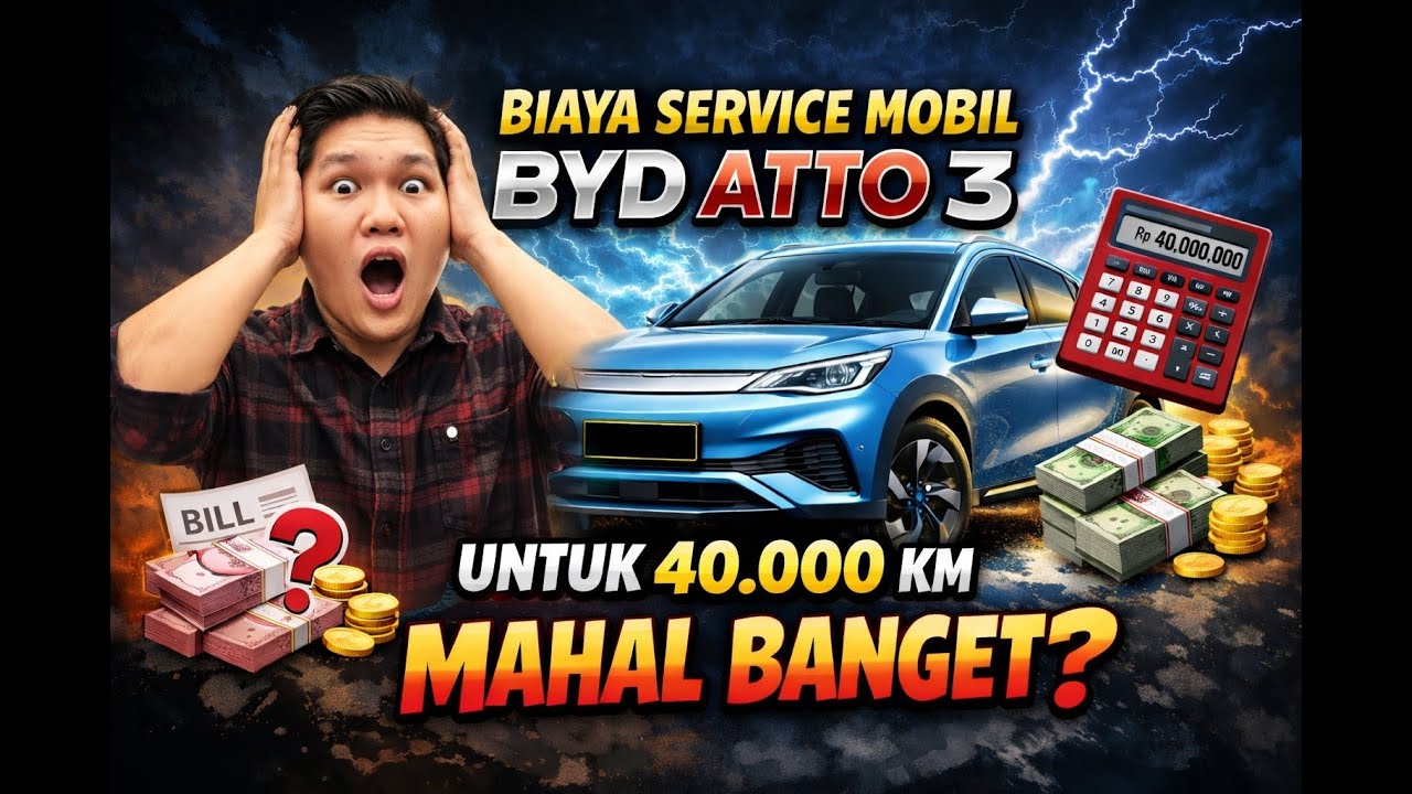 APA-APAAN INI ⁉️ Biaya Service BYD Atto 3 di 40.000 KM Segini ⁉️