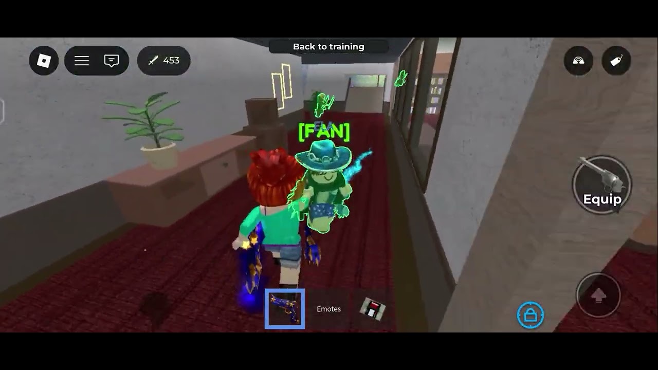 Me playing mm2 aim trainer(bad shots and aims👹🥲