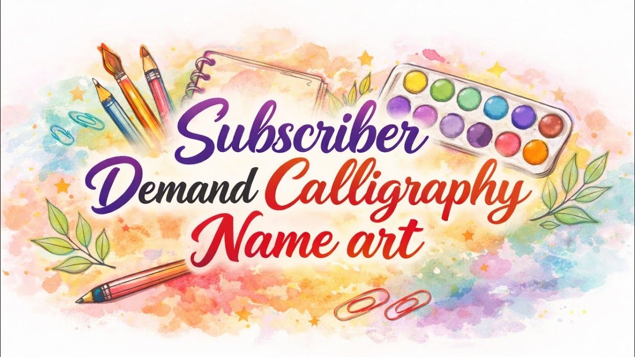 Calligraphy Name Art ❤️🫶🏻 / Comment You'r Name ❤️🎉🧿