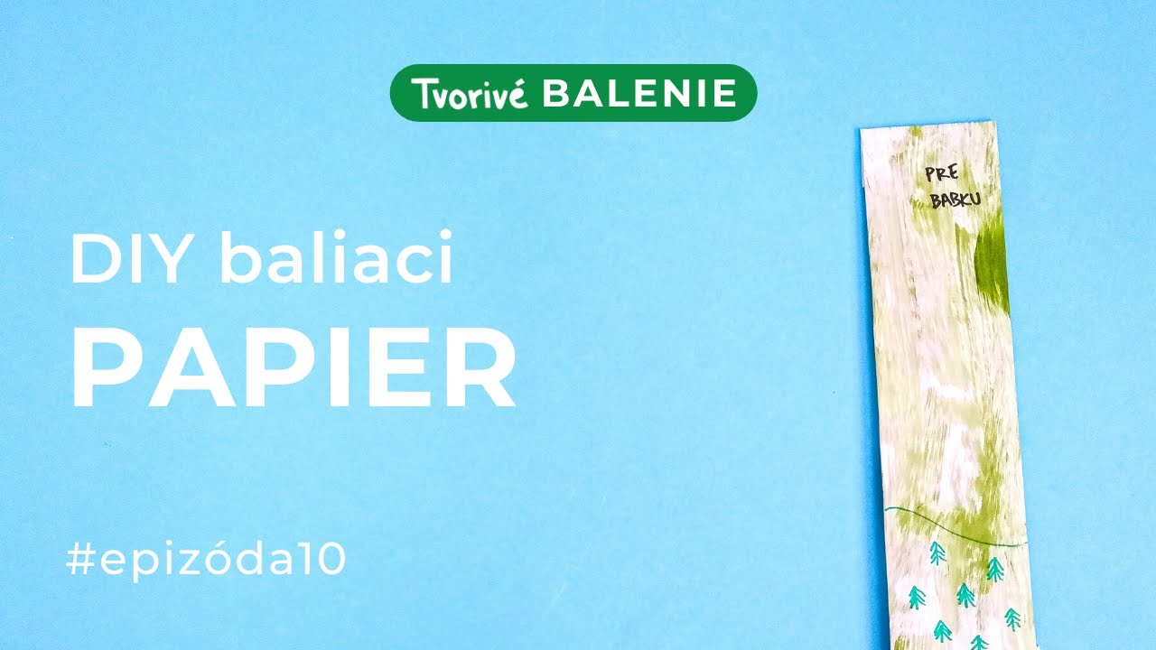 Handmade baliaci papier - Tvoriv&eacute; dielničky - detsk&eacute; DIY