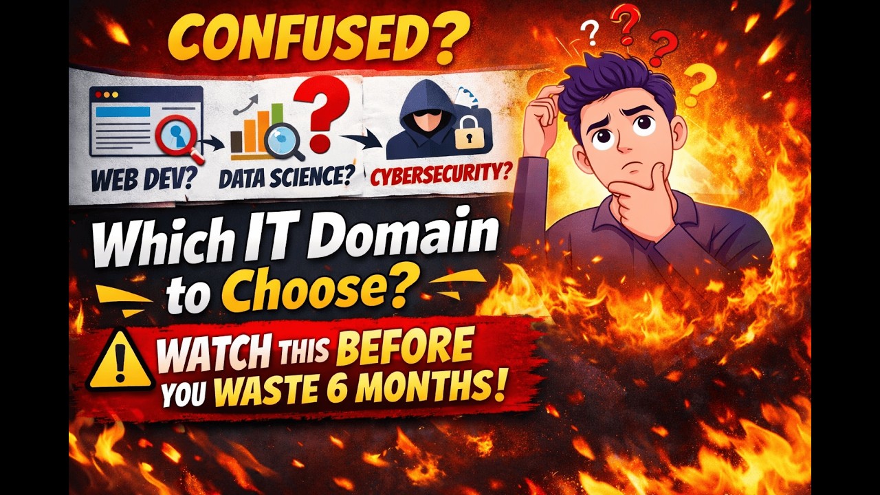 Confused Which IT Domain to Choose? Watch This Before You Waste 6 Months