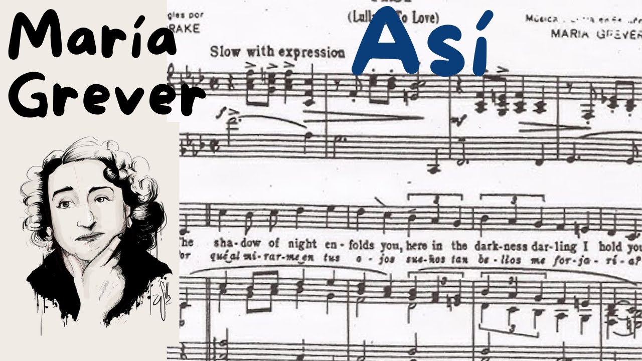 Así (acompañamiento)- María Grever