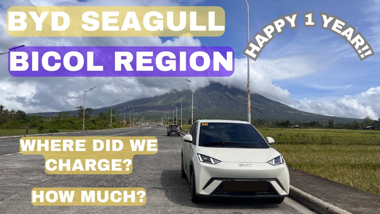 BYD Seagull Road Trip to Bicol! | 1-Year Anniversary Test + All Our Charging Stops