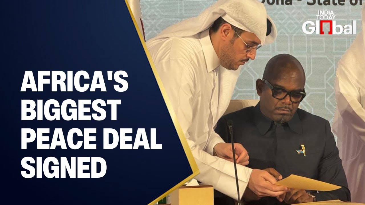 LIVE: DRC & M23 Rebels Sign Comprehensive Peace Agreement in Doha | Historic Deal Reached
