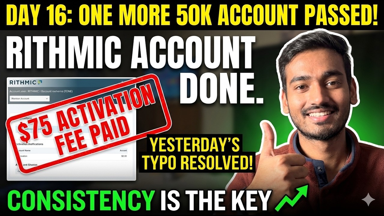 Day 16: Passed Another $50K Account! | Consistency Is the Key