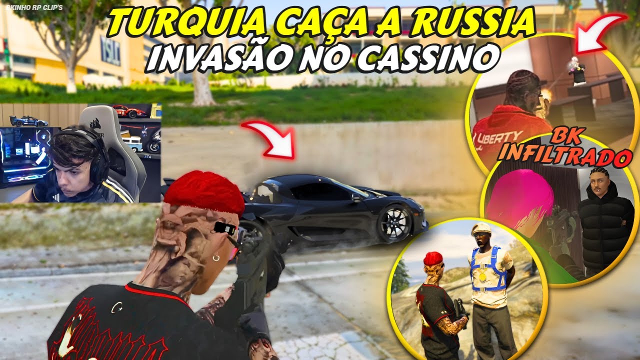 TRETA COM A RUSSIA | BK ROUBOU A MECÂNICA | INVASÃO E ENRICO S3QUESTRADO - BKINHO RP CLIP'S