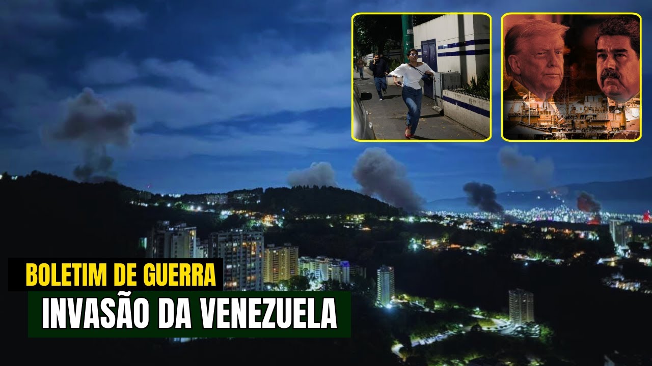 Guerra na Venezuela? Maduro foi capturado? Cenas chocantes do ataque a Caracas 🔥