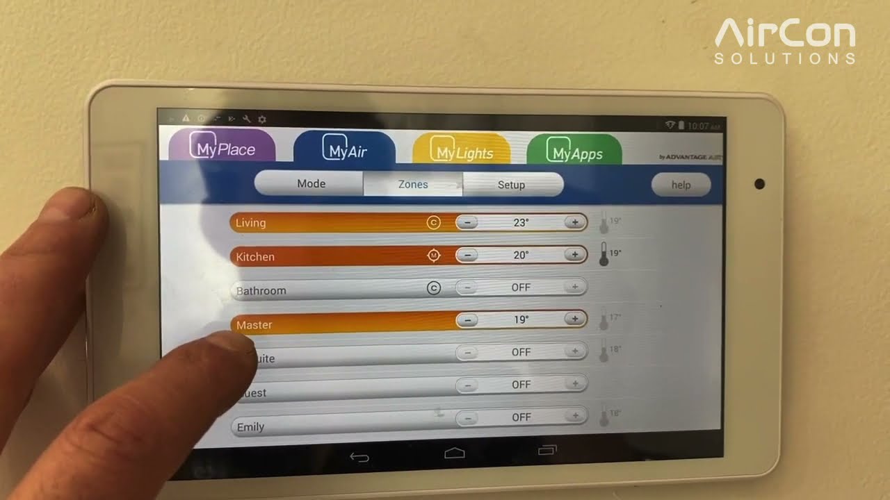 MyAir and e-Zone: Identifying the 'C' and Automatic Zone Opening