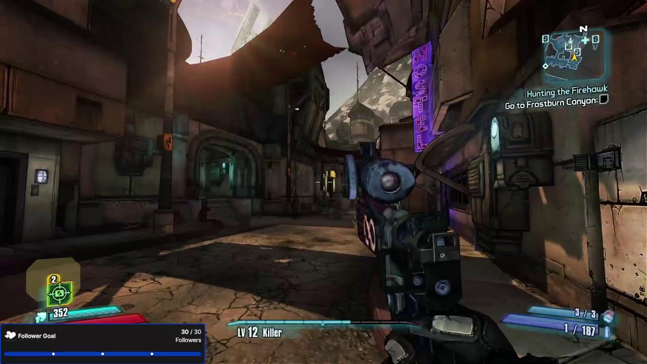 Playing Borderlands 2 for the first time!