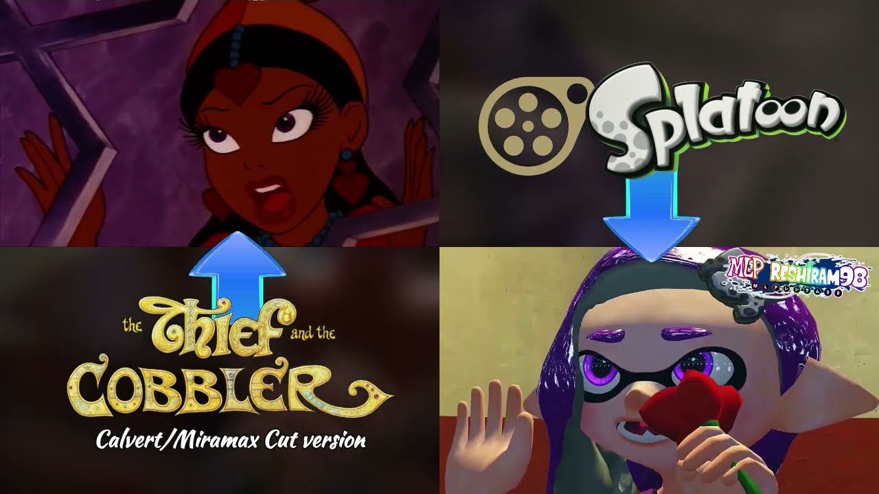 {SFM Splatoon/The Thief and The Cobbler} Am I Feeling Love [Comparison]