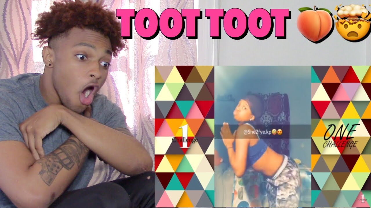 TOOT TOOT CHALLENGE 🍑 DANCE COMPILATION REACTION! 