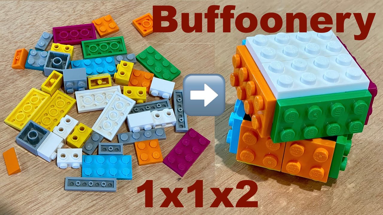 How to build a 1x1x2 Buffoonery Cube 100% out of LEGO bricks! (Illegal 😈)