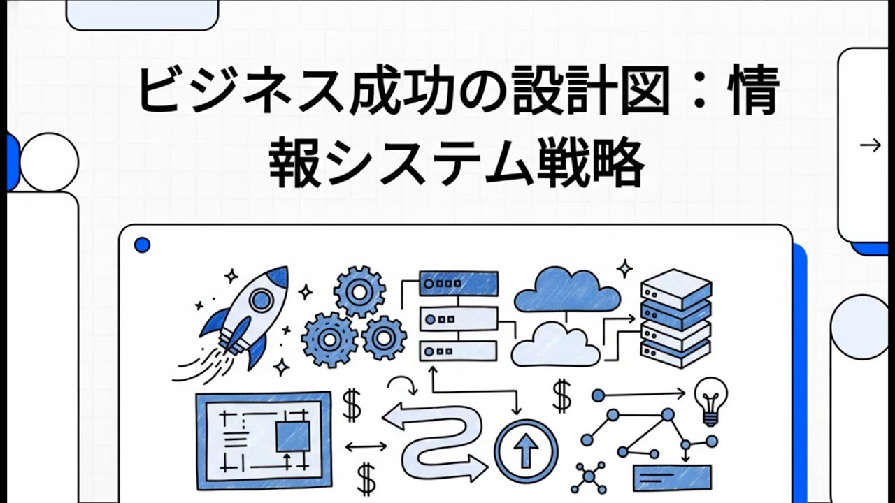 【情報セキュリティマネジメント 集中講義】 121 ビジネス成功の設計図：情報システム戦略