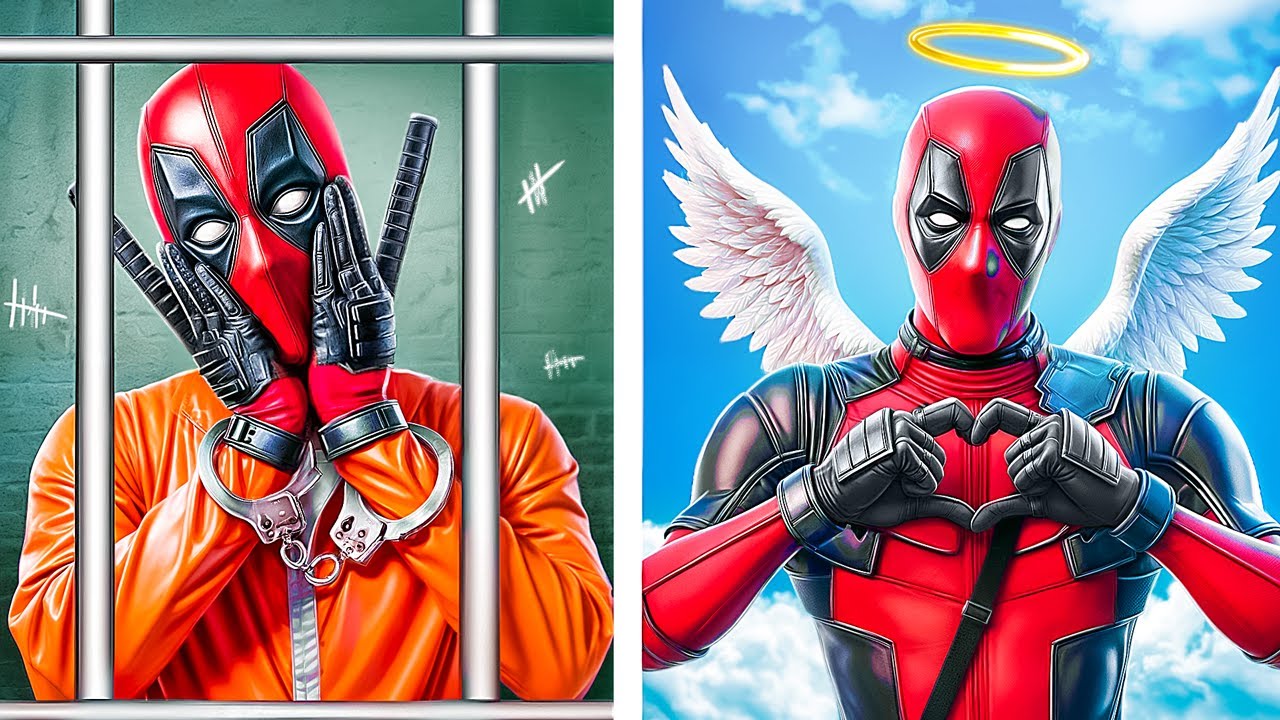 ¡Deadpool contra superhéroes en la cárcel! ¡Desde el nacimiento hasta la muerte de Deadpool!