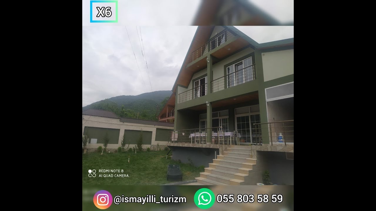İsmayıllıda G&uuml;nl&uuml;k Kirayə Villa Ev X6