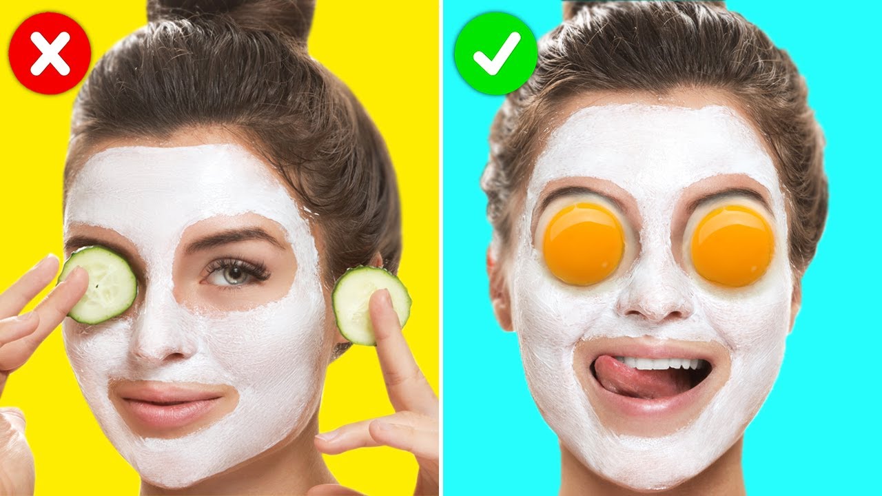 ٢٧ من أقنعة الوجه الطبيعية المنزلية الصنع || حيل تجميلية للفتيات