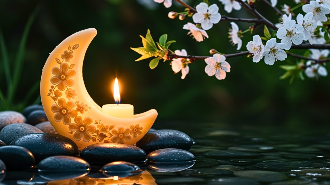 Soft Healing Piano 🌙 Spa Water Sounds for Relaxation, Sleep Therapy & Peaceful Meditation