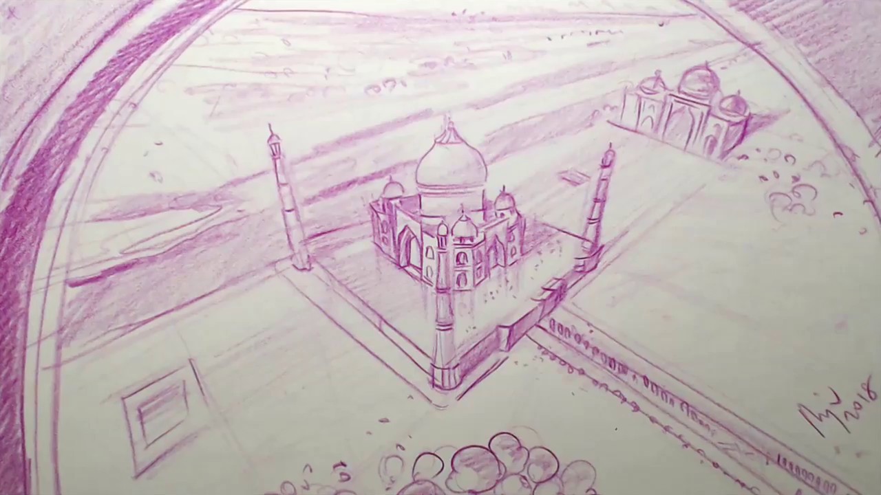 NATA Old Question & Answer | Bird's Eye View Drawing