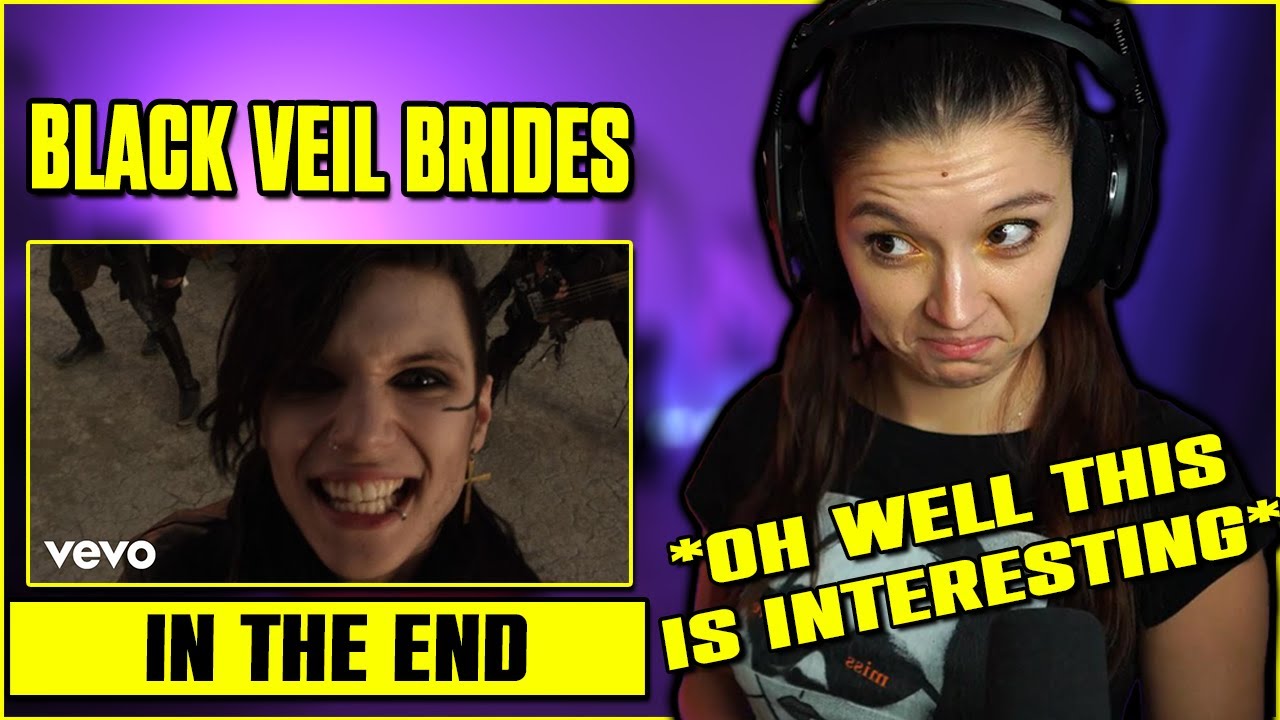 First Time Reaction to Black Veil Brides - In The End