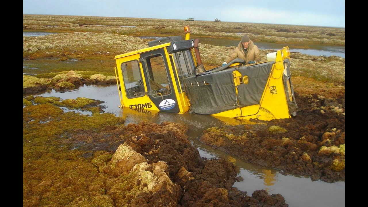 БУЛЬДОЗЕР Жёстко застрял ✅ БУЛЬДОЗЕРЫ в грязи, снегу На Бездорожье Тракторы по болоту