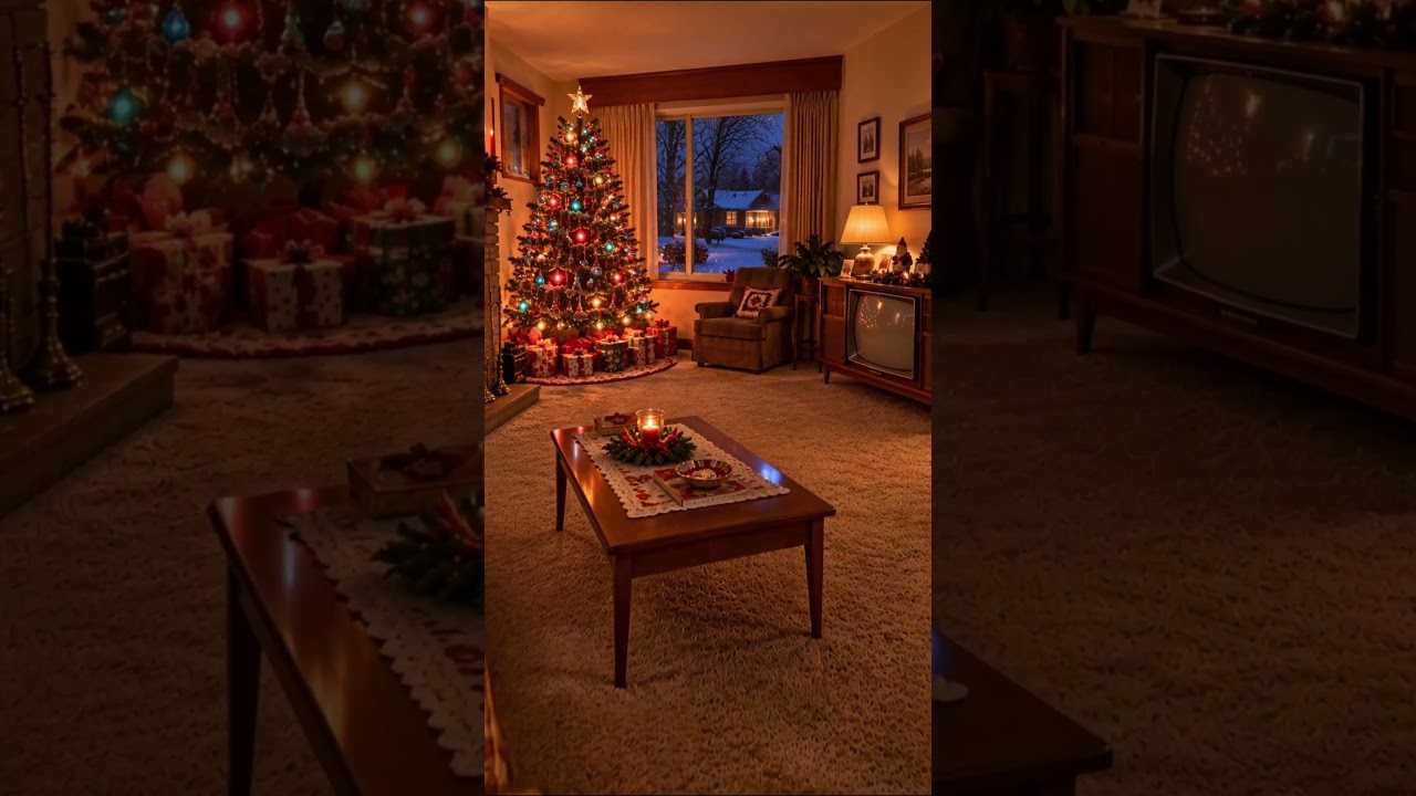 Would you spend the evening here? #nostalgia #christmas #vintage #1960s