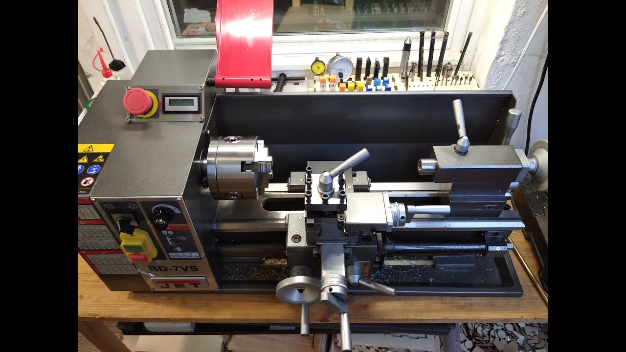 Впечатления от Jet BD-7vs. Токарный станок в домашней мастерской