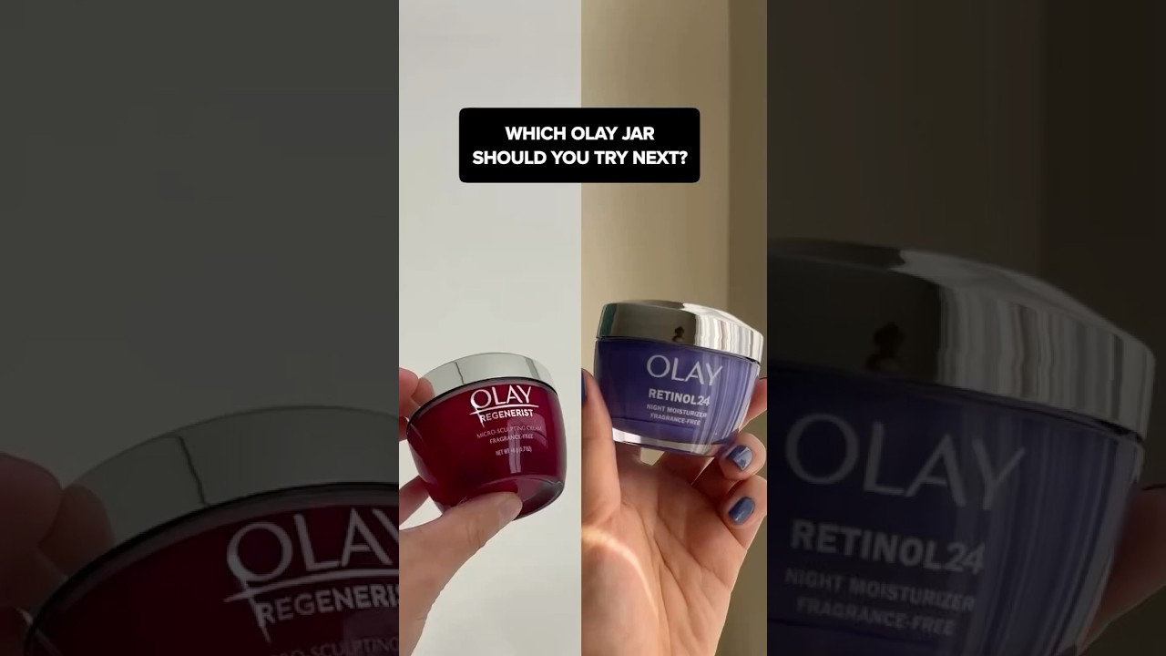 Olay Retinol24 max night cream & Olay day Cream Regenerist Microsculpting Moisturiser
