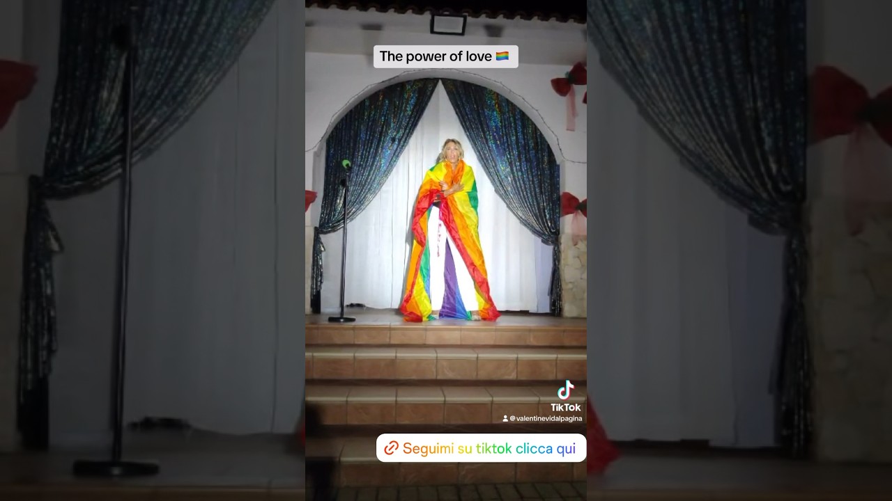 The power of love 🏳️&zwj;🌈 opening show #celinedion #dragqueenperformance #dragqueenshow
