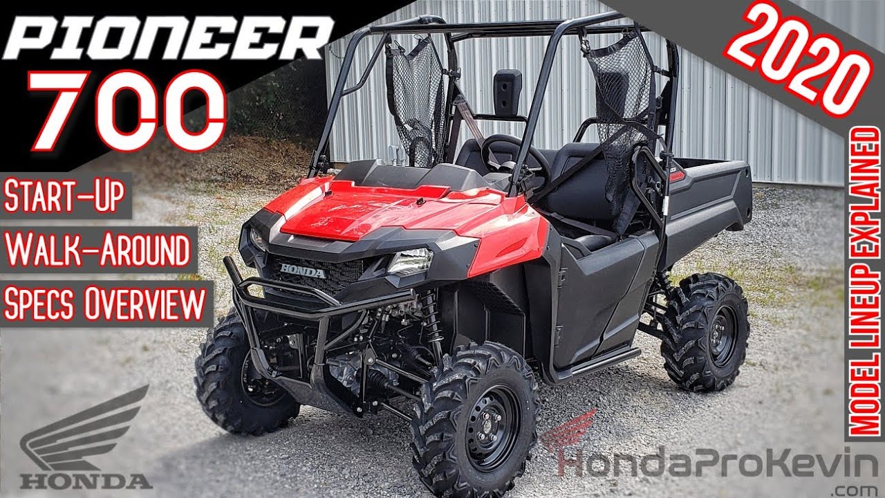 2020 Honda Pioneer 700 Review of Specs / Walk-Around | Base Model SxS / UTV: SXS700M2