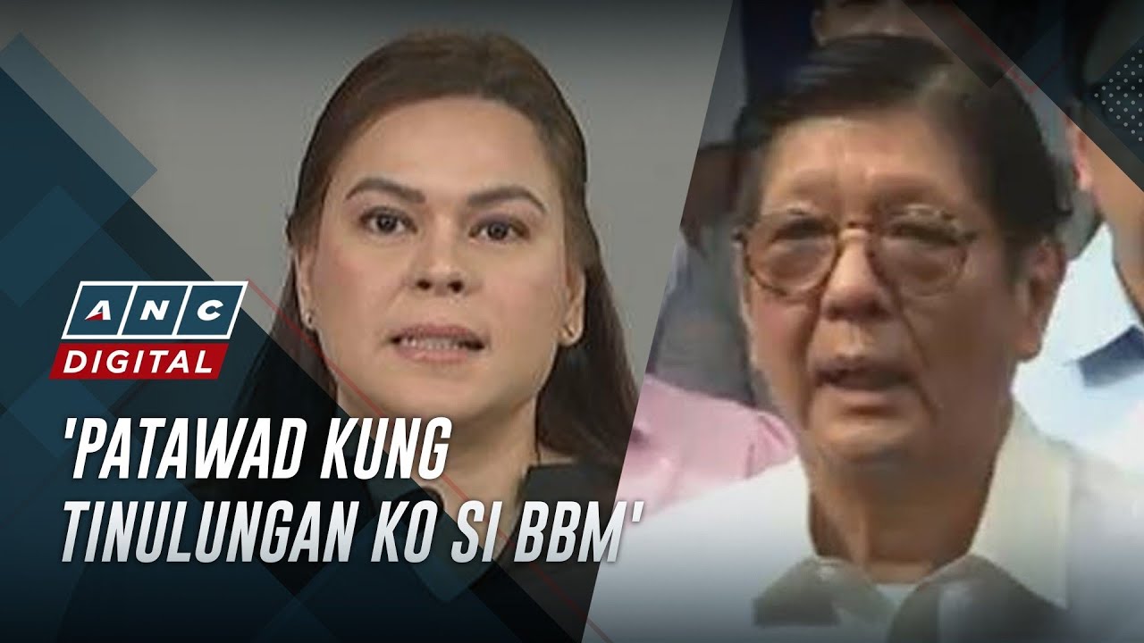 VP Duterte sorry for helping Marcos win in 2022 | ANC