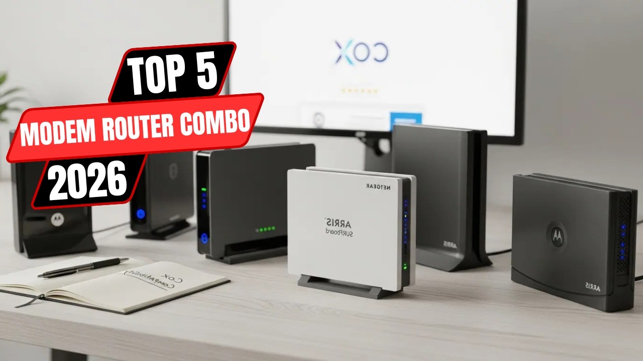 The Top 5 Best Modem Router Combos in 2026