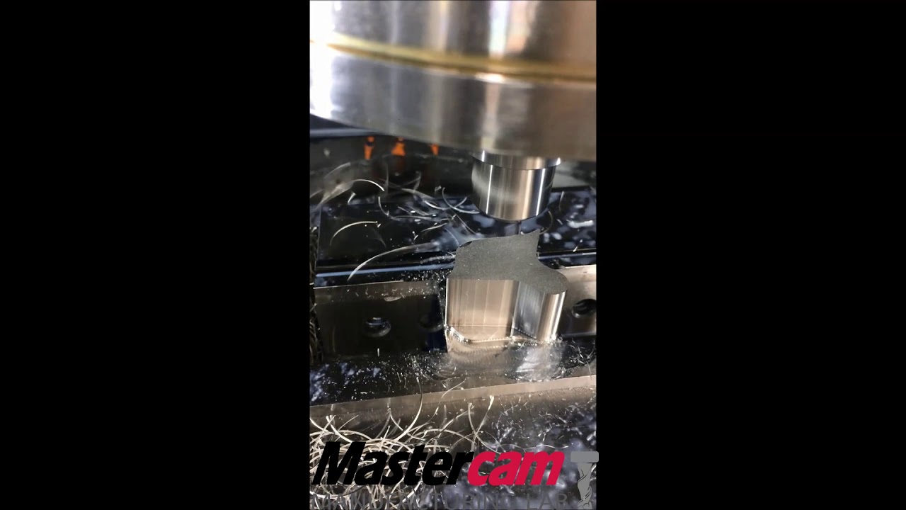 HASTALLOY X machining video - Mastercam Dynamic Motion