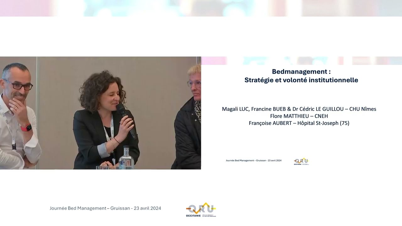 Journée Bed Management : stratégie et volonté institutionnelle