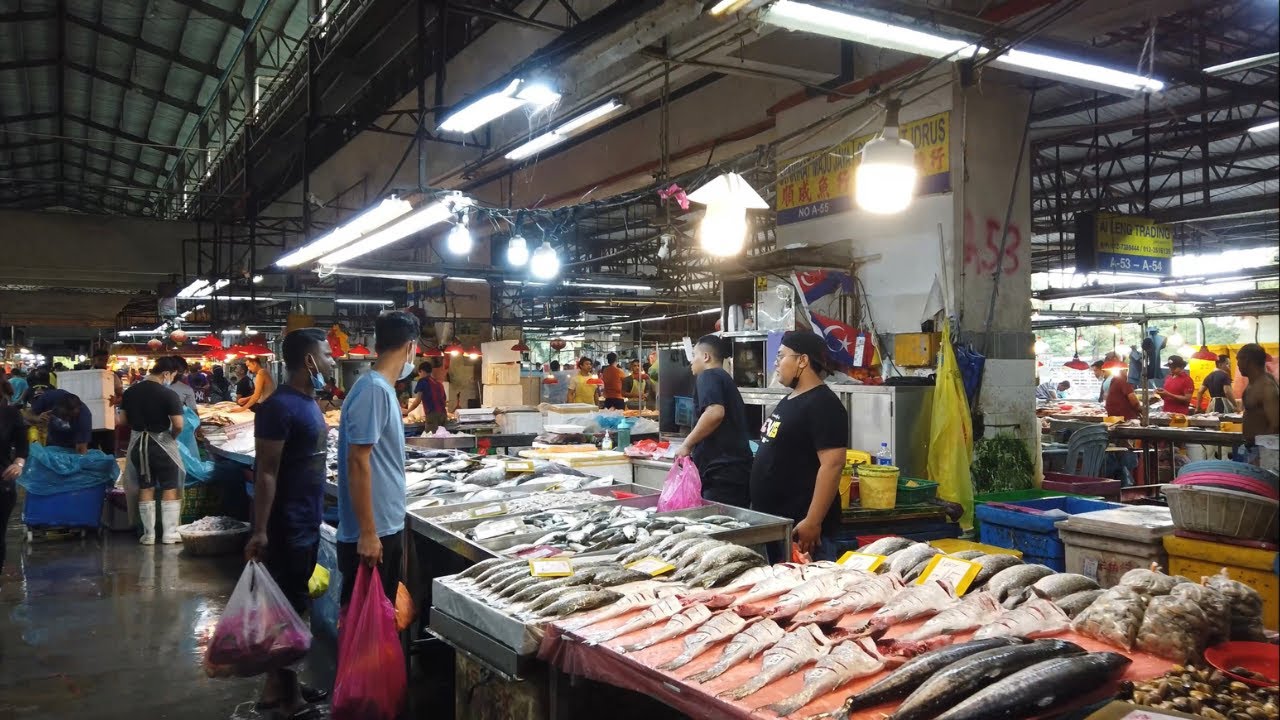 [4K] Looking For The Freshest Fish In Pandan City Wholesale Market, Johor Bahru