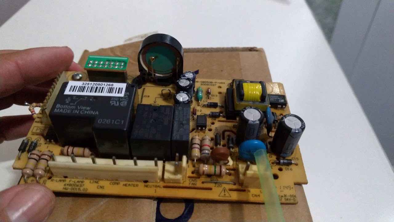 Como consertar a placa da geladeira infinity df80 gastando  apenas R$ 20,00