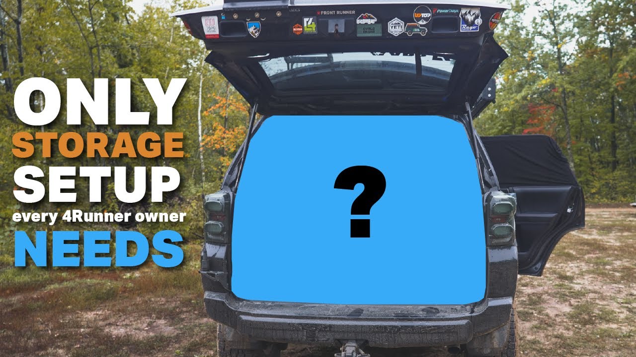 Only Camping/Offroad Storage Setup 4Runner Owners Need! | Daily Driving or Month Long Trips.