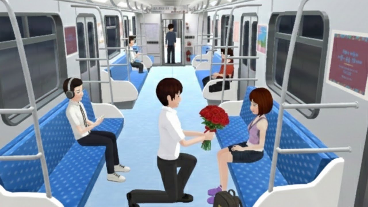 Romantic Train Proposal in 3D Cars Game 🌹🚆 | Realistic Love Story Gameplay#LoveStoryGame