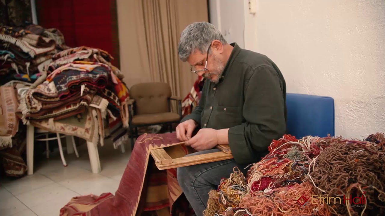 Halı ve Kilim Tamiri nasıl yapılır ?  Etrim Halı Bodrum/Turkey