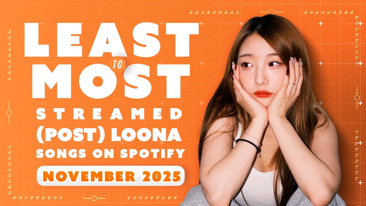 Least to Most Streamed (Post)LOONA Songs on Spotify |  November 2025