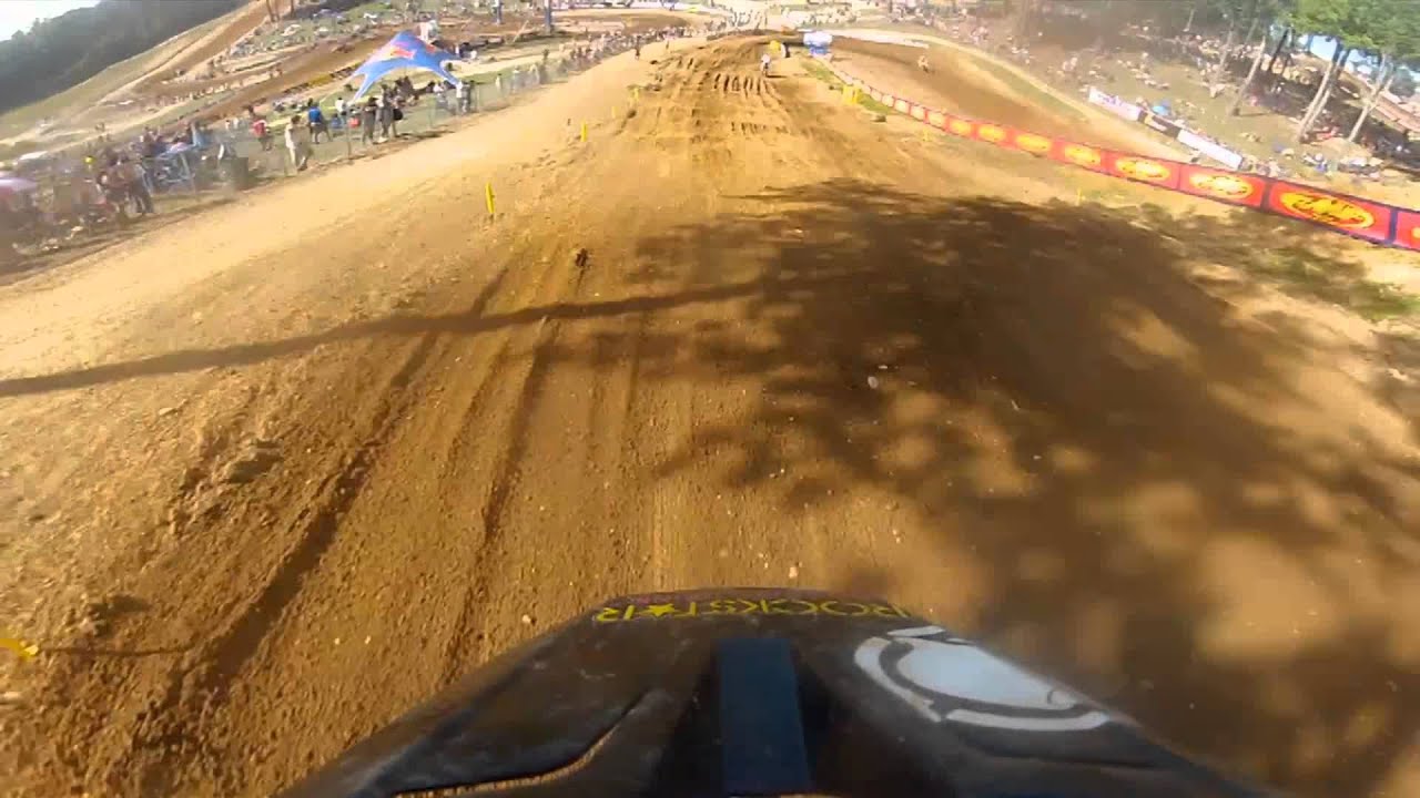 GoPro HD: Ryan Sipes Full Moto 2 Budds Creek 2012 Lucas Oil Pro MX Championship