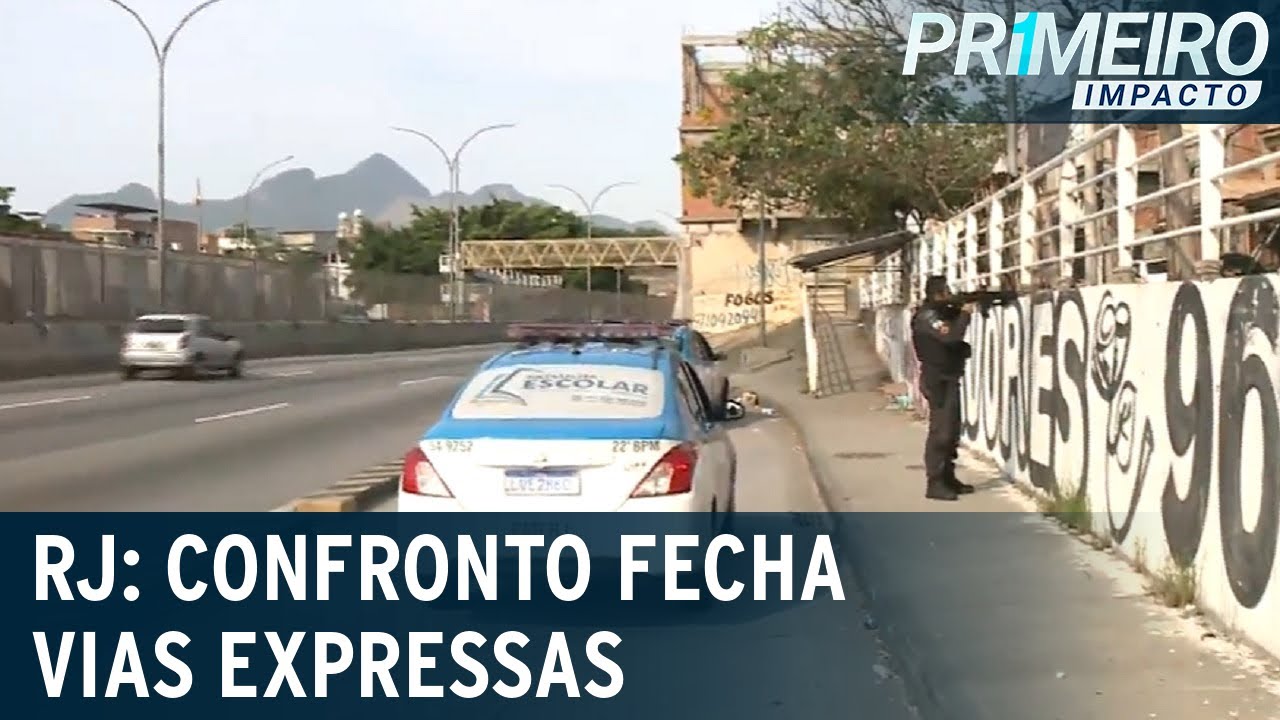 RJ: tiroteio e operação na Maré fecham linhas Vermelha e Amarela | Primeiro Impacto (26/09/22)