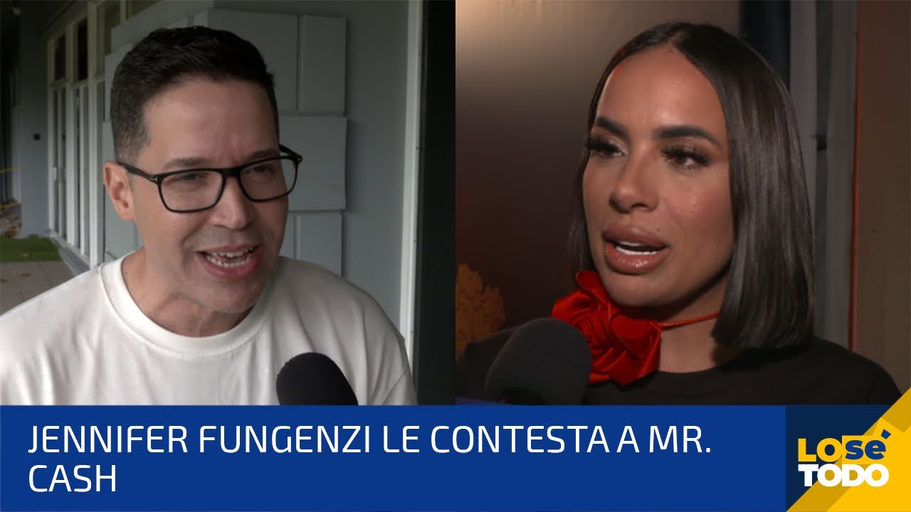 JENNIFER FUNGENZI LE CONTESTA A MR. CASH LUEGO DE PLEITO EN LA COMPETENCIA