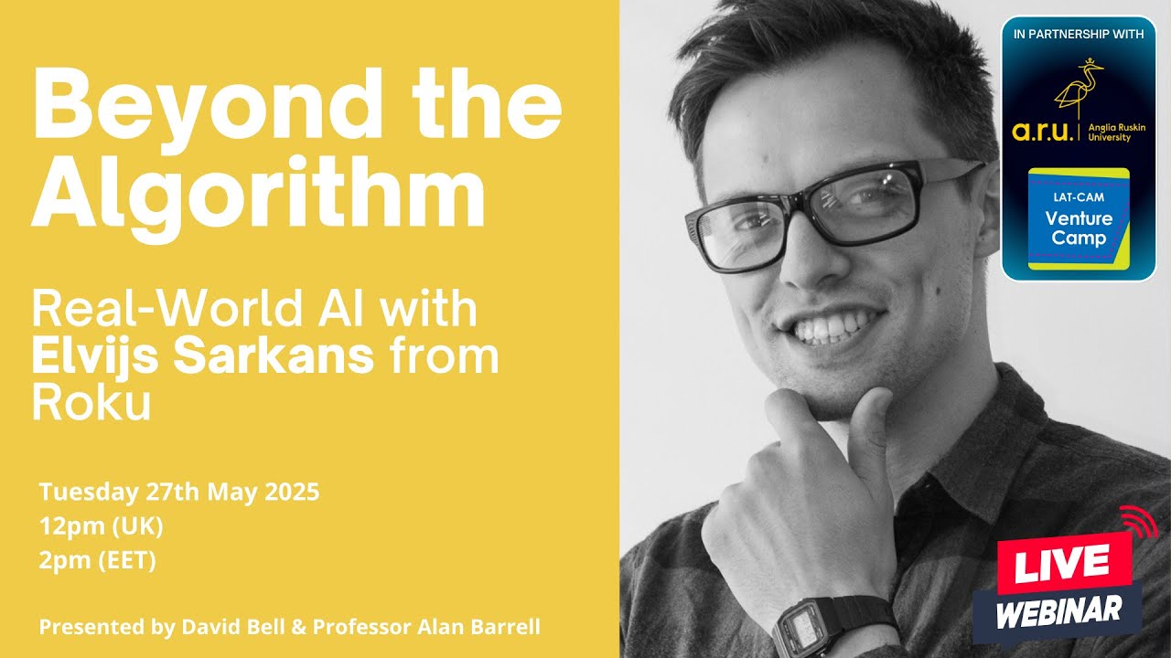 Beyond the Algorithm: Real-World AI with Elvijs Sarkans from Roku